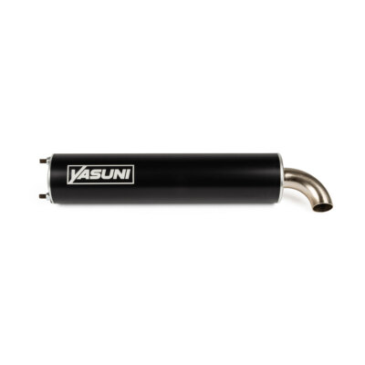YASUNI YAS060R REPLACEMENT SILENCER FOR BLACK ALUMINUM SCOOTER MUFFLER
