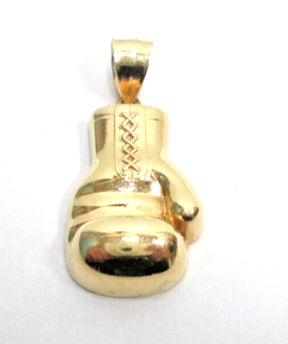 Excellent Real 14K Yellow Gold Boxing Glove Pendant Charm Fighting boxer sport - 第 1/13 張圖片
