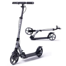 Aero Big Wheels Kick Scooter Kids Teens Adults|Foldable|Adjustable|Hand Brake...