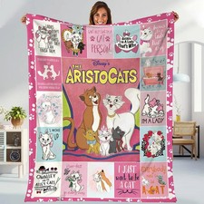 Disney The Aristocats Marie Cat Fleece Blanket Gift For Friends