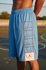 NIKE Jordan Jumpman Boy's Basketball Shorts University Blue Big Boys XL 13-15 Yr