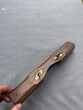 VINTAGE WOODEN & BRASS SPOKESHAVE