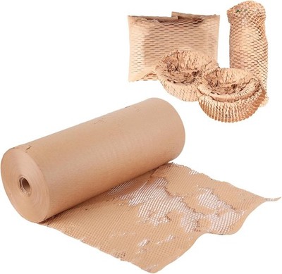 Eco-Friendly Honeycomb Packing Paper - 20'' x 1500' Extra Large Roll, 100%