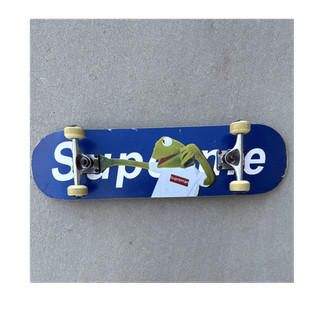 Supreme Kermit the Frog Blue White Green Complete Skateboard