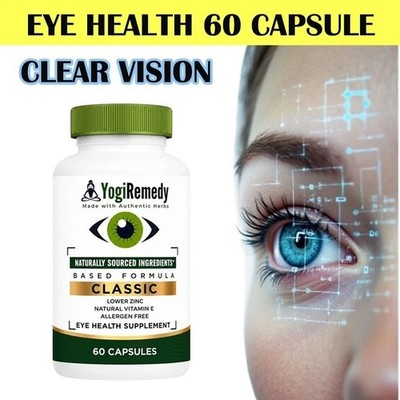 Eye Complex with Lutein & Zeaxanthin Extracts Support Eye & Vision Health 60 Ct