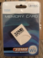 New Hyperkin Wii/ GameCube 32MB 507Blocks Memory Card