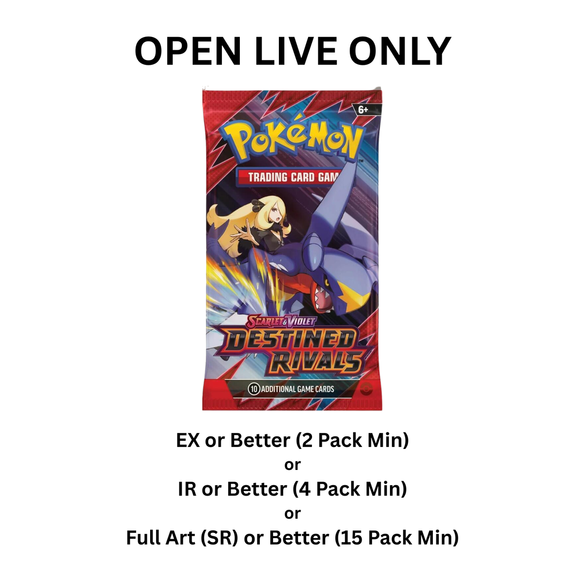 RIP TILL YOU HIT Destined Rivals English Pokemon TCG Booster Pack