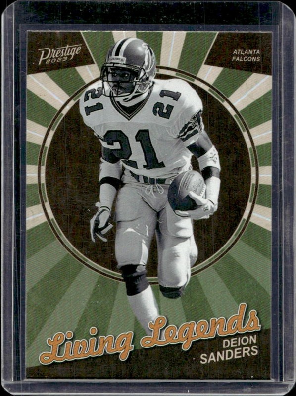 2023 Panini Prestige Deion Sanders Living Legends #LL-14 Falcons