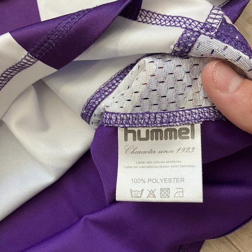 Camiseta Real Valladolid 2014/15 Home Hummel Rayas Hombres L Rara La Liga - Imagen 7 de 8