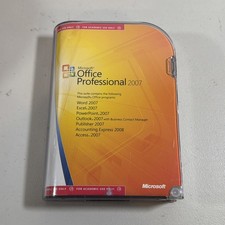 Microsoft Office 2007 Professional Full English Retail Version Academic 32 Bit