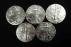 NobleSpirit (PH) Lovely 5x 2018 American Silver Eagle 1oz .999 SUPERB GEM BU