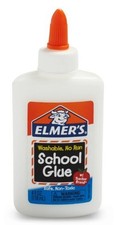 Elmer's School Glue 4oz - Washable, No Run - New