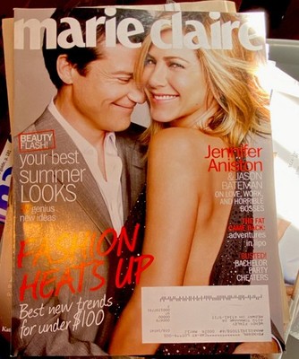 Marie Claire Magazine July 2011 Illustrated: Fashion, Jennifer Aniston Cover