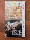 Rune Factory 4 Bravely Default Nintendo 3DS Lot XSeed