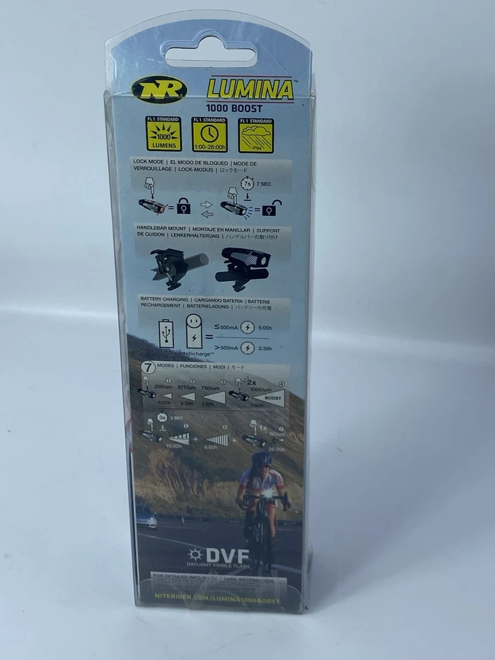 NiteRider Lumina 1000 Boost Headlight Bike Bicycle Light Lumen USB Rechargeable  - Image 3 of 4