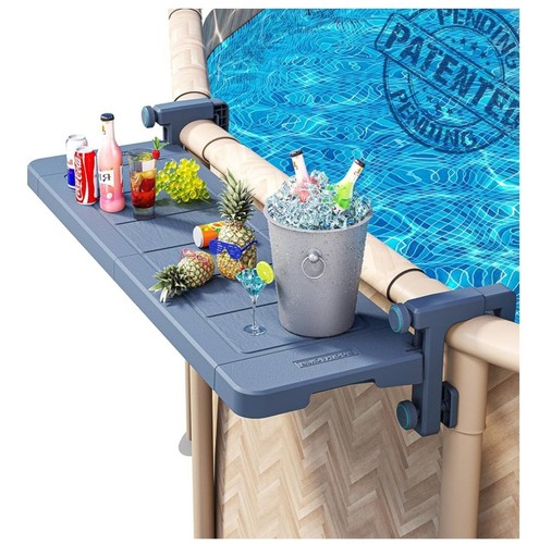 Poolside Bar Swim up Bar Exclusively for Above-Ground Round Pools Patio Poolside - Picture 2 of 6