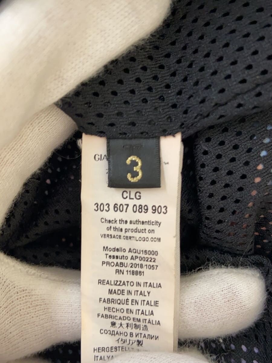 Versace nylon jacket 3 polyester yellow allover - image 4