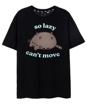 Image of Pusheen Short Sleeved T-Shirt | Womens Black | Official Merch