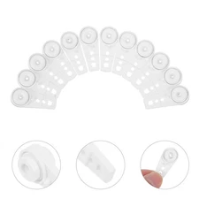  20 Pcs Drapery Carrier Slides Curtain Slider Track Ceiling Rollers