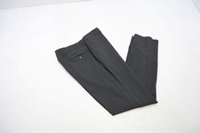 Brooks Brothers Classic Fit Dress Pants Wool Blend Black Flat Mens 36 x 32