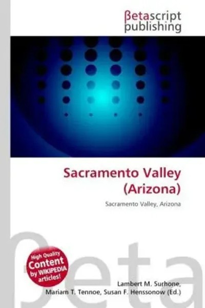 Lambert M. Surhone (U. A.) | Sacramento Valley (Arizona) | Taschenbuch (2026)-image