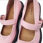 Torrid Pink Faux Leather Lug Sole Mary Jane Flats Buckle Strap US 13 W — photo 2