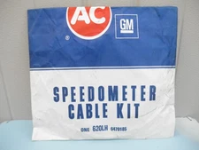 Vintage "AC" Brand, GM Speedometer Cable Kit #620LH, Replaces OEM Cable #6479185
