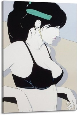Patrick Nagel Poster 1980s Pop Art Illustration Retro Wall Decor Print 24X36