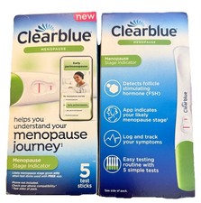 Set of 2 Clearblue Menopause Stage Indicators 5 Test Sticks Each Exp 2026 New