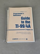 Regena Programmer's Reference Guide to the TI-99/4A Computer, 1983 P-500