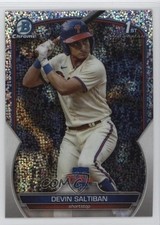 2023 Bowman Draft Chrome Sparkle Refractor Devin Saltiban #BDC-2