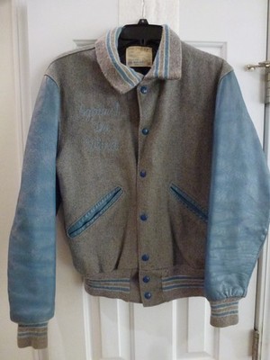 Vtg DeLong Bob Seger Tour Jacket Against The Wind Rock Band Leather Cloth Bomber