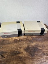 Lot Of 2 NES Nintendo Entertainment Consoles For Parts Or Repair - AS IS