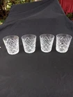 4 WATERFORD CUT CRYSTAL TYRONE OLD FASHIONED 9oz TUMBLERS GLASSES
