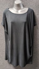 Celuu Lauren Dress 'All That Glitters' Charcoal UK 20 RRP £65 LN061 MM 03