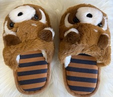 Women s Plush Stuffed Animal Slippers Warm and Soft Indoor House Slipper Size 6