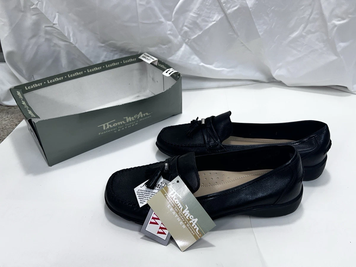 Chaussures Femme Thom McAn En Cuir - Pointure 11W Ou 10W - Neuves En Boîte - Style à Lanières