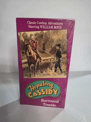Hopalong Cassidy: Borrowed Trouble VHS William Boyd Western Black & White