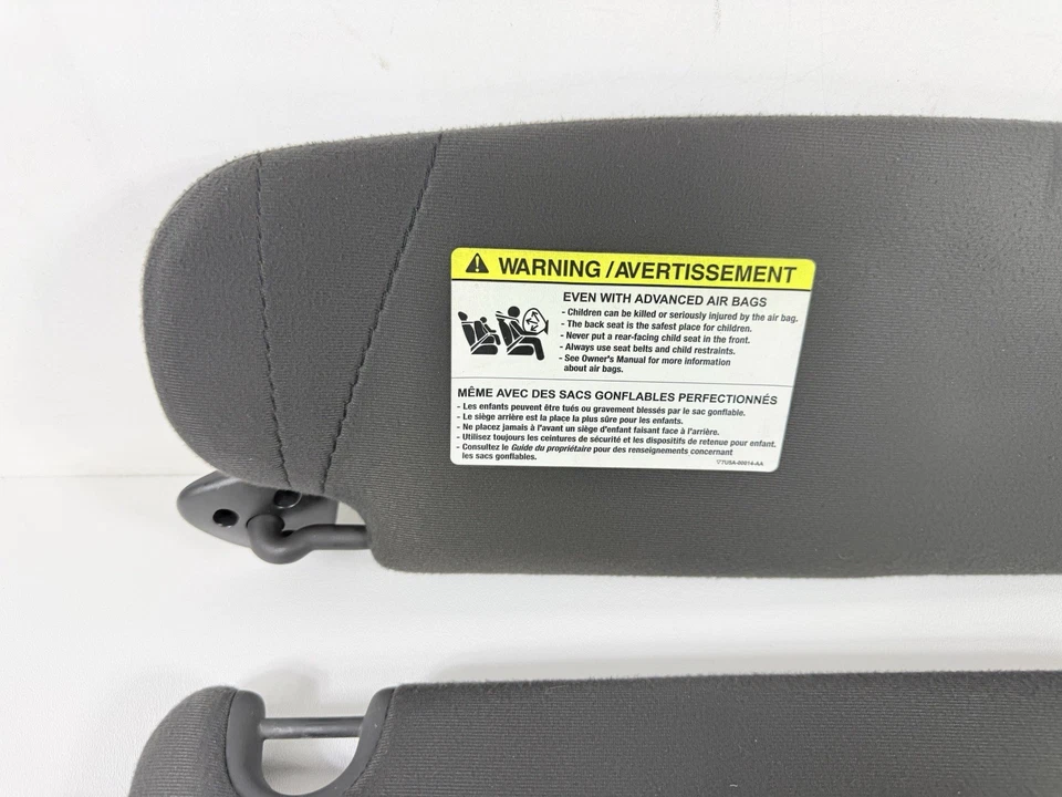 Juego de parasol Ford Crown Victoria Grand Marquis 2006-2011 diestro negro OEM Foto 3 de 4