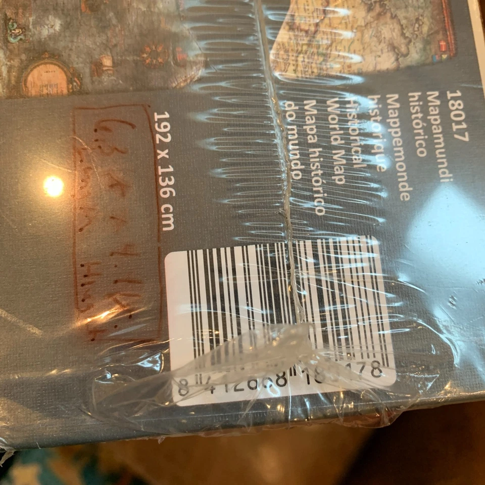 New Educa 8000 Piece Jigsaw Puzzle HISTORICAL WORLD MAP 18017 SEALED! - Image 4 of 4