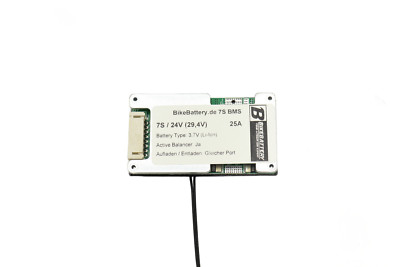 7S (24V) - 25A - (25,9V - 29,4V) Li-Ion BMS mit NTC und Balance Skateboard