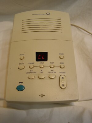 Vintage Lucent Technologies Answering Machine System Works but Play & Delete is