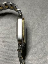Cartier Santos Galbée Automatic 2961 Two-Tone Godron Bracelet Watch 29mm 8