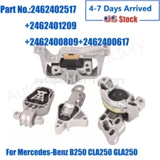 Set of 4 Engine Motor & Auto Trans Mount For Mercedes Benz B250 CLA250 GLA250
