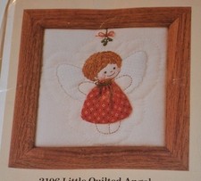 The Creative Circle 1989 Embroidery Little Quilted Angel Kit 2106 5"x5" NEW