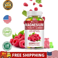 Magnesium Glycinate Gummies 600mg w/Vitamin CoQ10+Vitamin D3+Vitamin B6
