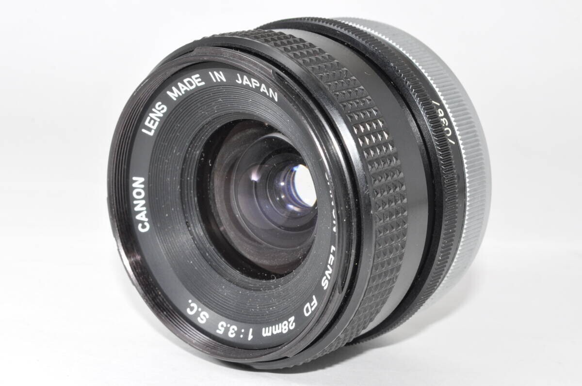 Canon FD 28mm f3.5 S.C. Lens Made in Japan | eBay
