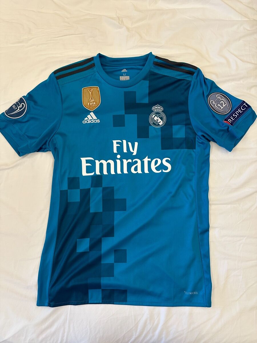 Cristiano Ronaldo - 2017/18 Real Madrid Away Jersey (Size M Cristiano Ronaldo - 2017/18 Real Madrid Away Jersey (Size M