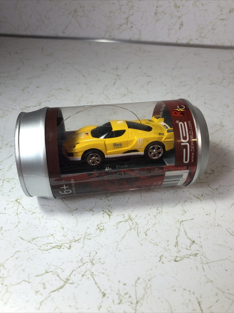 Mini RC Race Car in a Can with Charger & Remote Racer New Sealed EDC / Monster