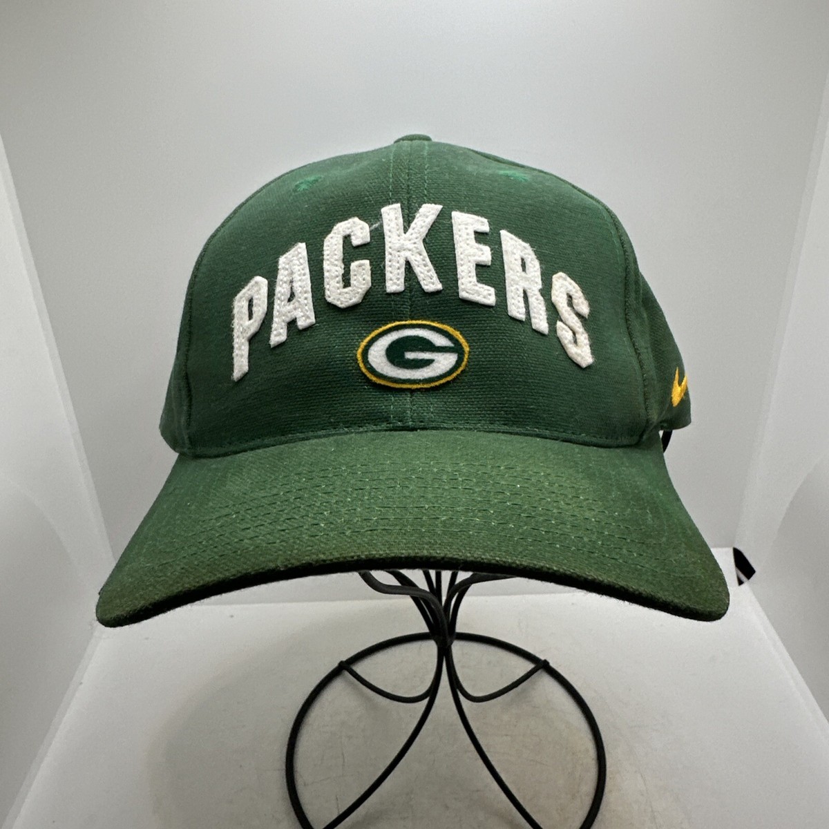 NEW vintage Y2K green Bay Packers NFL Emrbroidered snap back cap hat Vintage Packers Hat - Etsy main image 3
